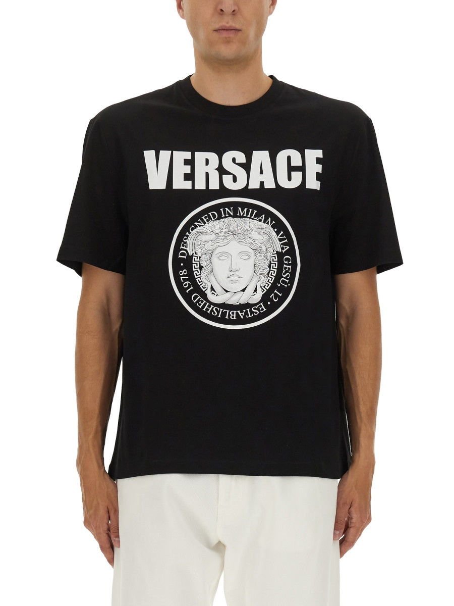 Versace T shirts - Black | Wanan Luxury