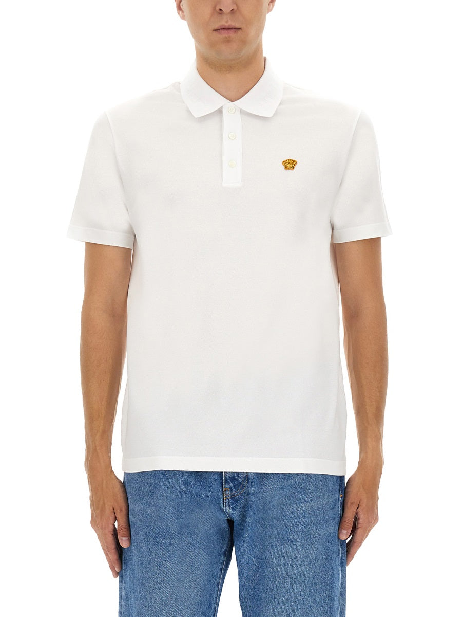 Versace Polo - White | Wanan Luxury