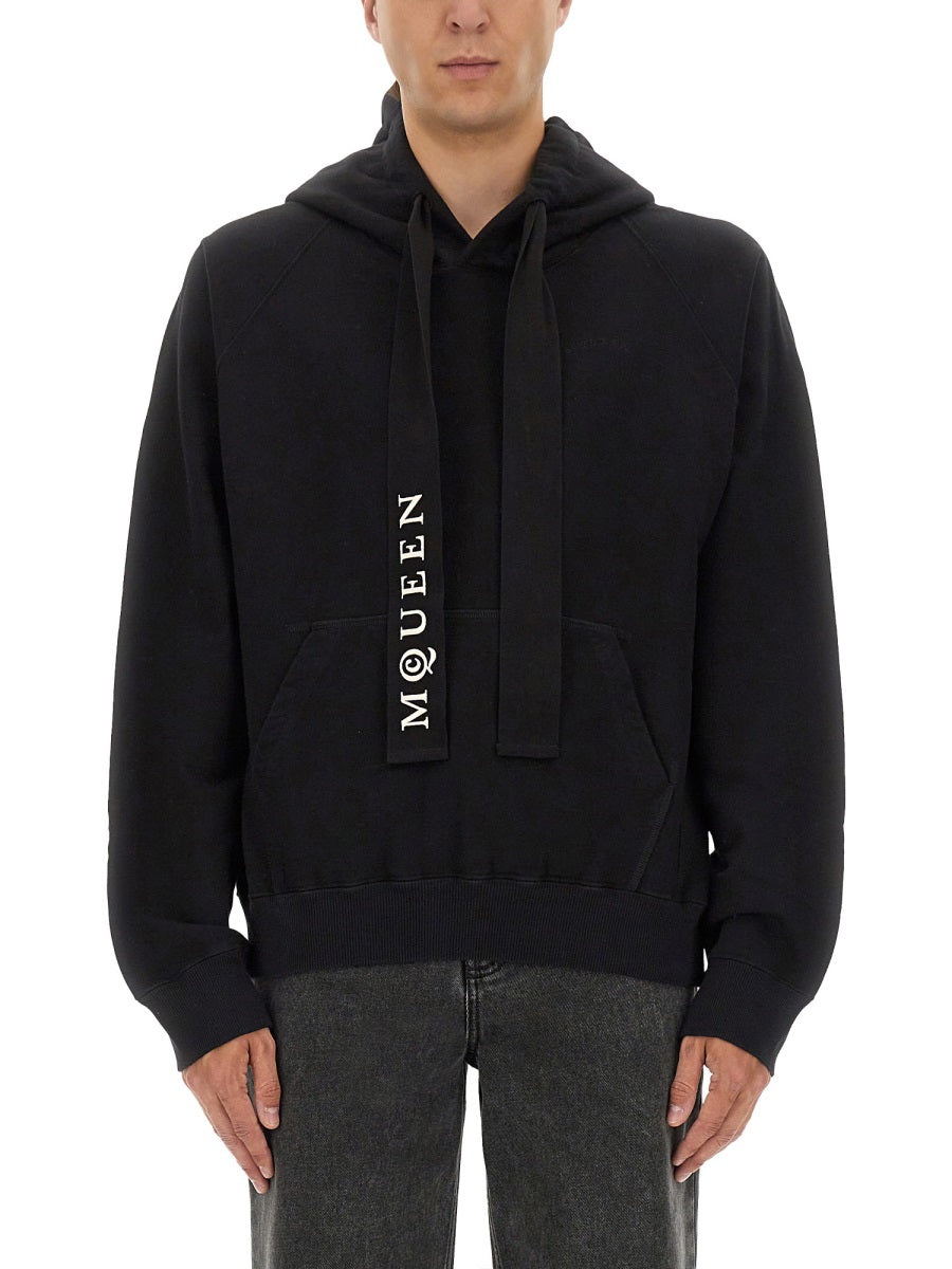 Alexander McQueen Sweatshirts - Black | Wanan Luxury