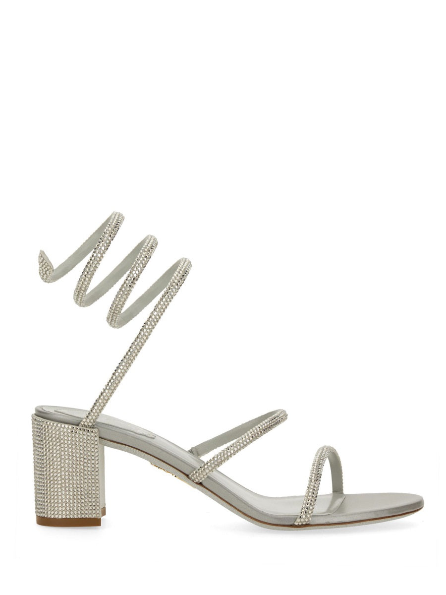 René Caovilla Sandals - Silver | Wanan Luxury