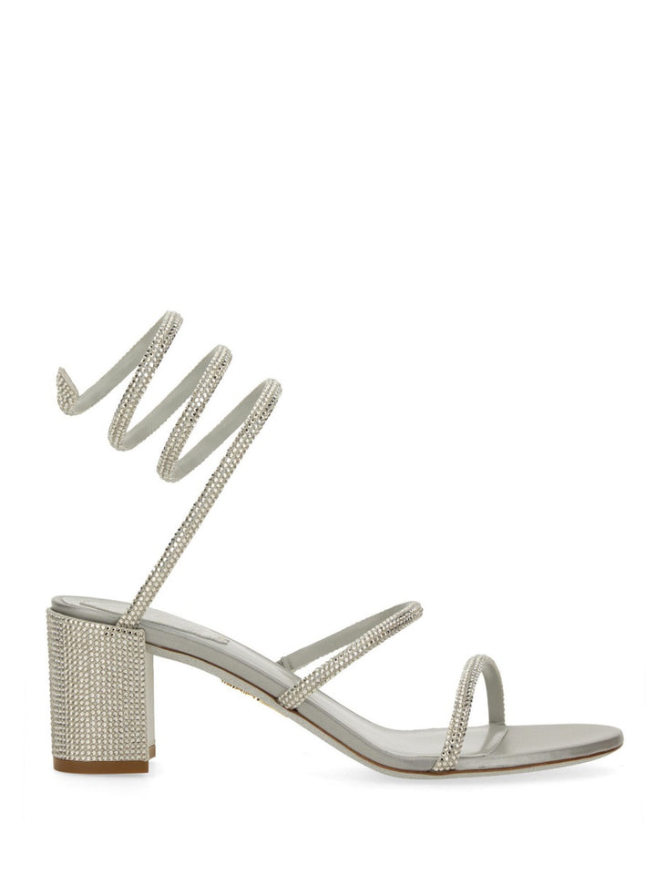 René Caovilla Sandals - Silver | Wanan Luxury