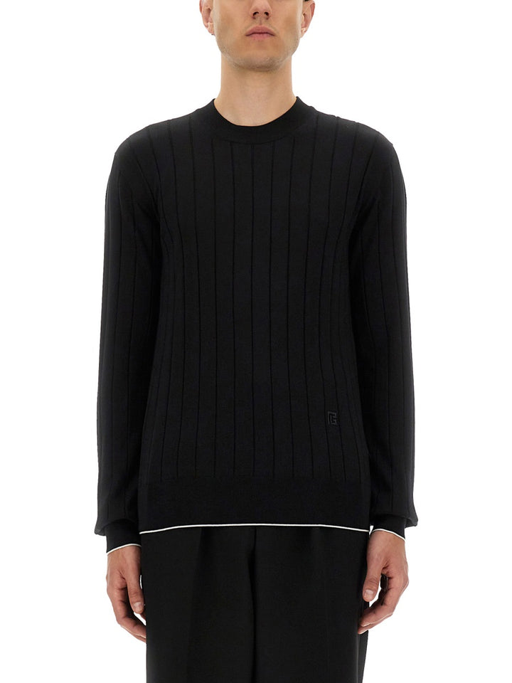 Balmain Sweaters - Black | Wanan Luxury