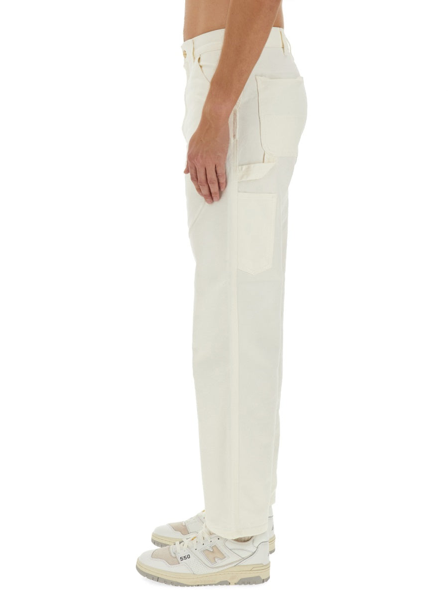 Carhartt Wip Pants - White | Wanan Luxury