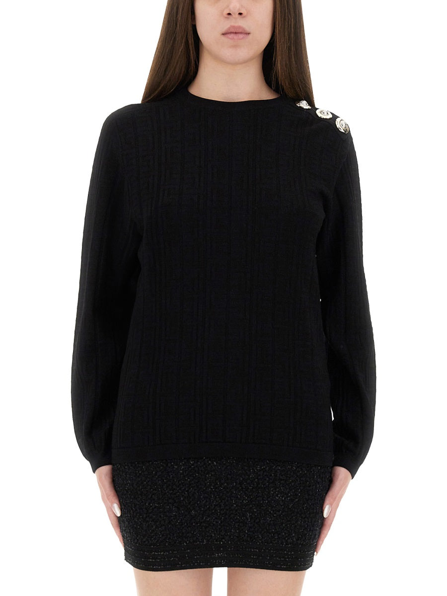 Balmain Sweaters - Black | Wanan Luxury