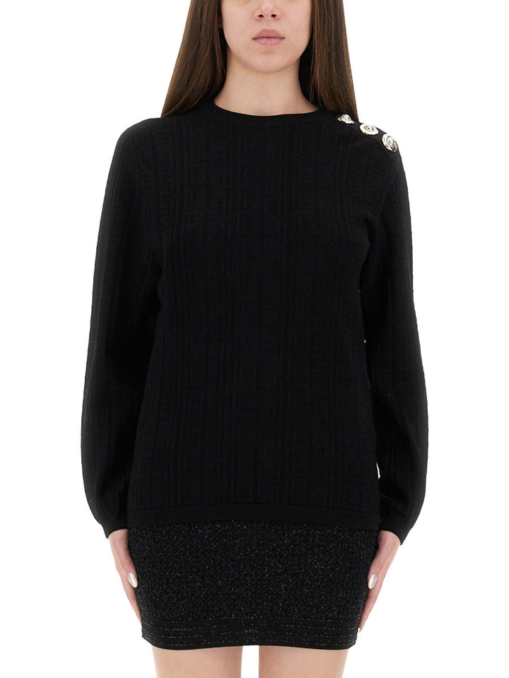 Balmain Sweaters - Black | Wanan Luxury