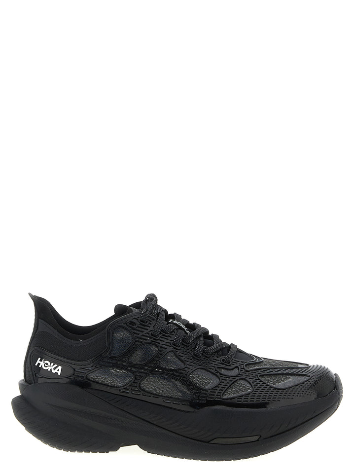 Hoka One One Mach X Caged Sneakers - Black | 7d430170ef03e878f75a126ef69eb3b943590eee