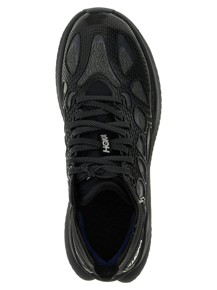 Hoka One One Mach X Caged Sneakers - Black | 5662830bee62f7b368c1d49f4e814e06ad906aea