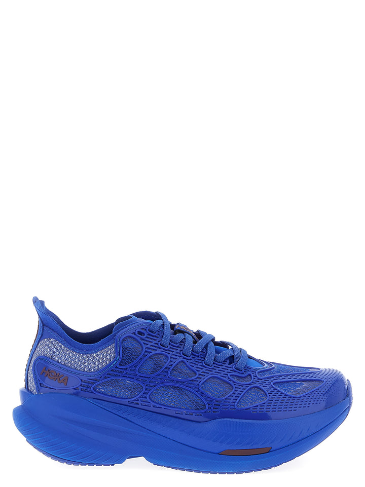 Hoka One One Mach X Caged Sneakers - Blue | 4b7cc6896af318536884186206f37a9d5ca6d1a1