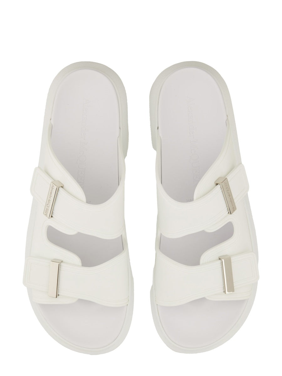 Alexander McQueen Sandals - Silver | Wanan Luxury