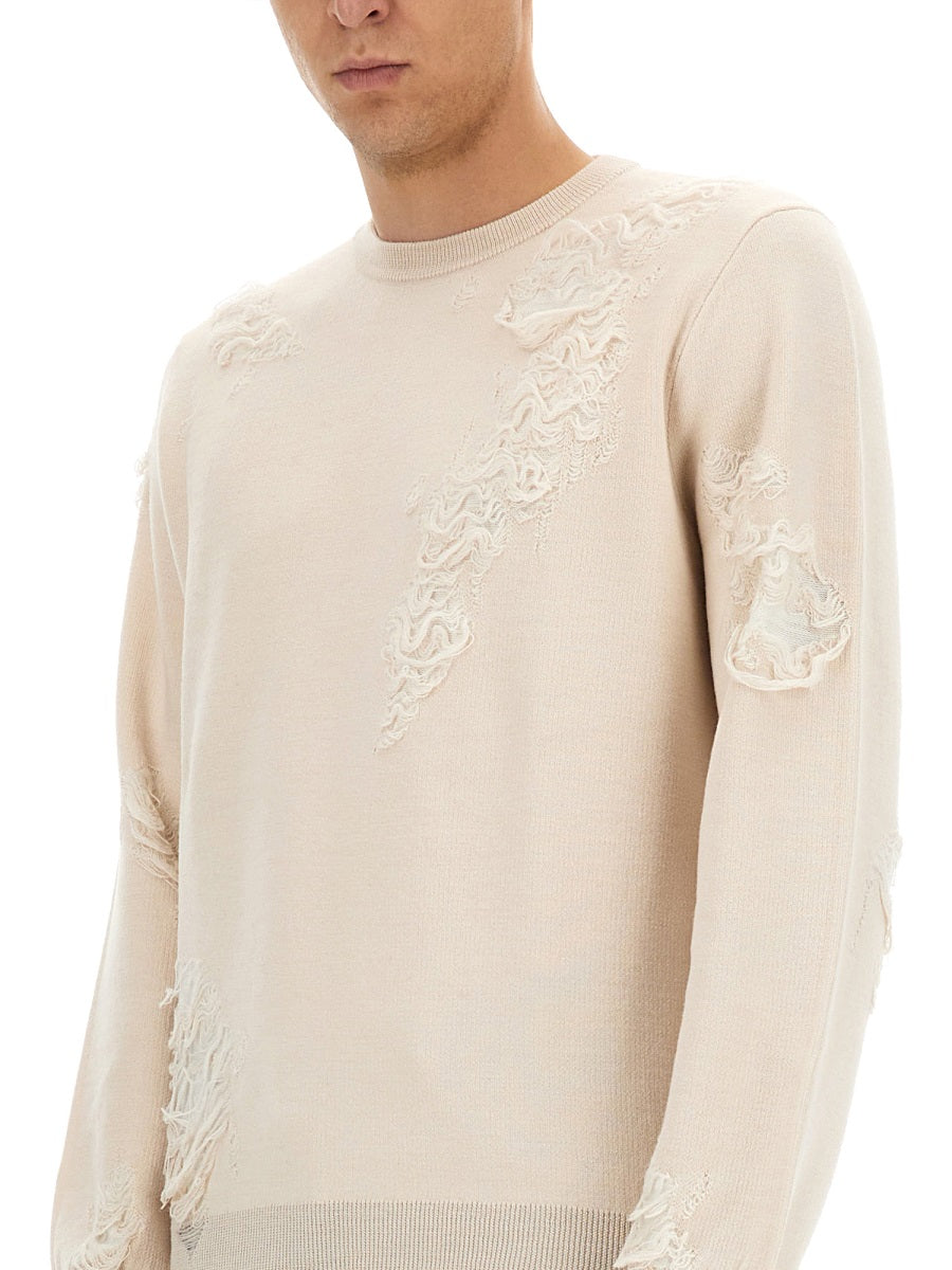 MM6 Maison Margiela Sweaters - White | Wanan Luxury