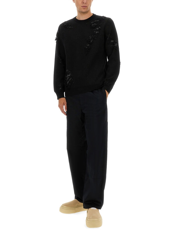 MM6 Maison Margiela Pants - Black | Wanan Luxury