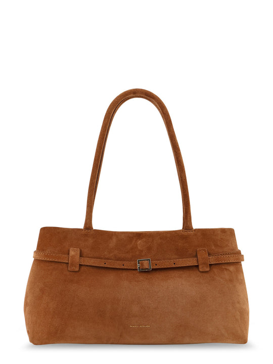 Le Cambon East West Suede Shoulder Bag
