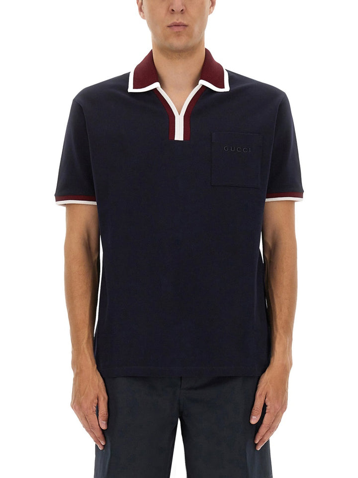 Gucci Polo - Blue | Wanan Luxury