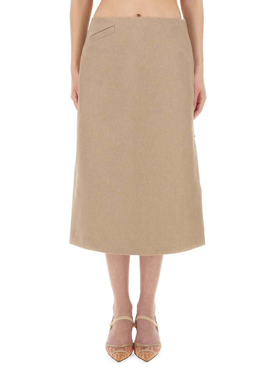 Fendi Skirts - Beige | Wanan Luxury