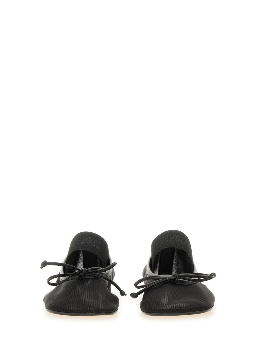 MM6 Maison Margiela Flat Shoes - Black | Wanan Luxury