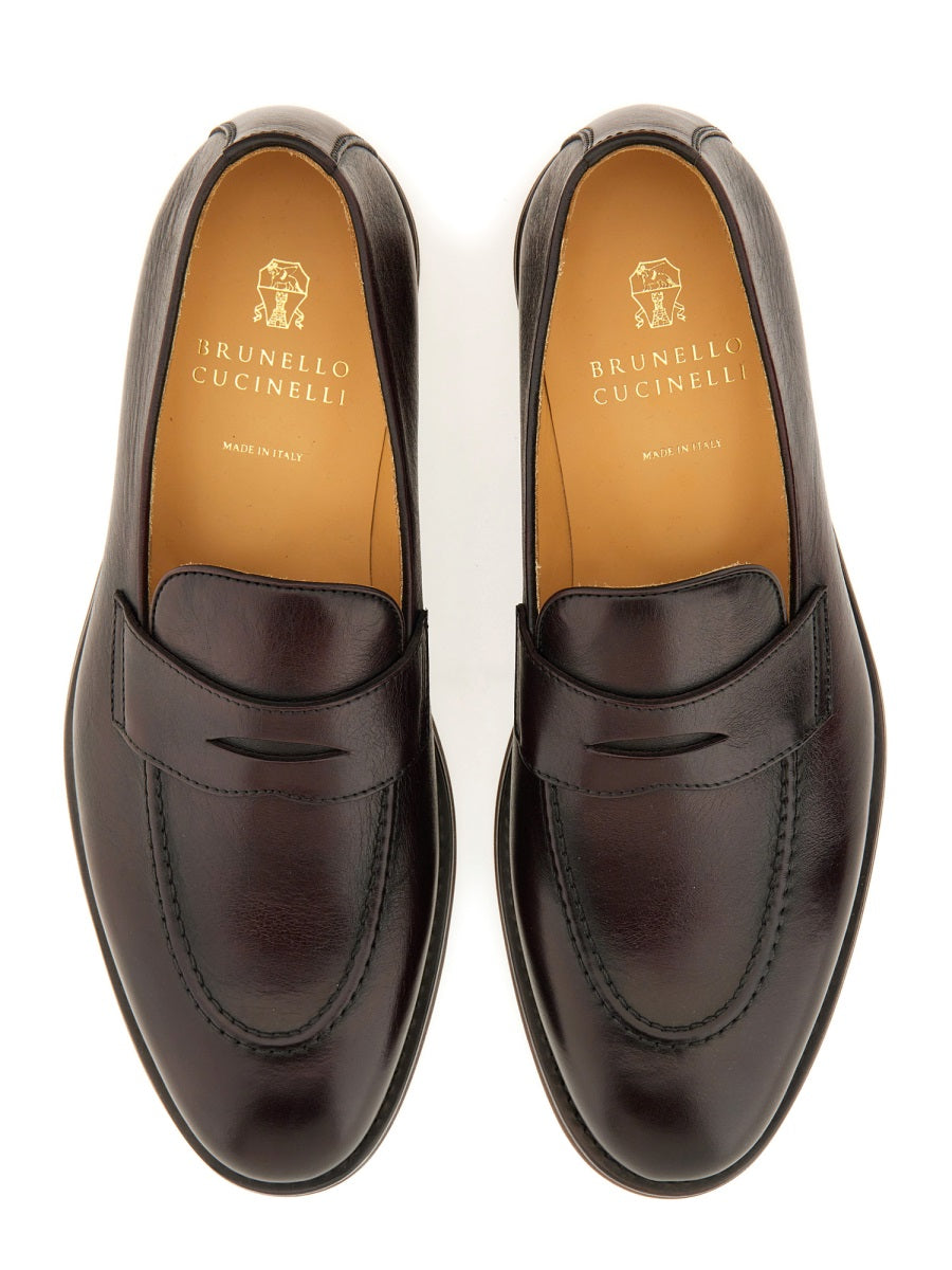 Brunello Cucinelli Loafers - Brown | Wanan Luxury