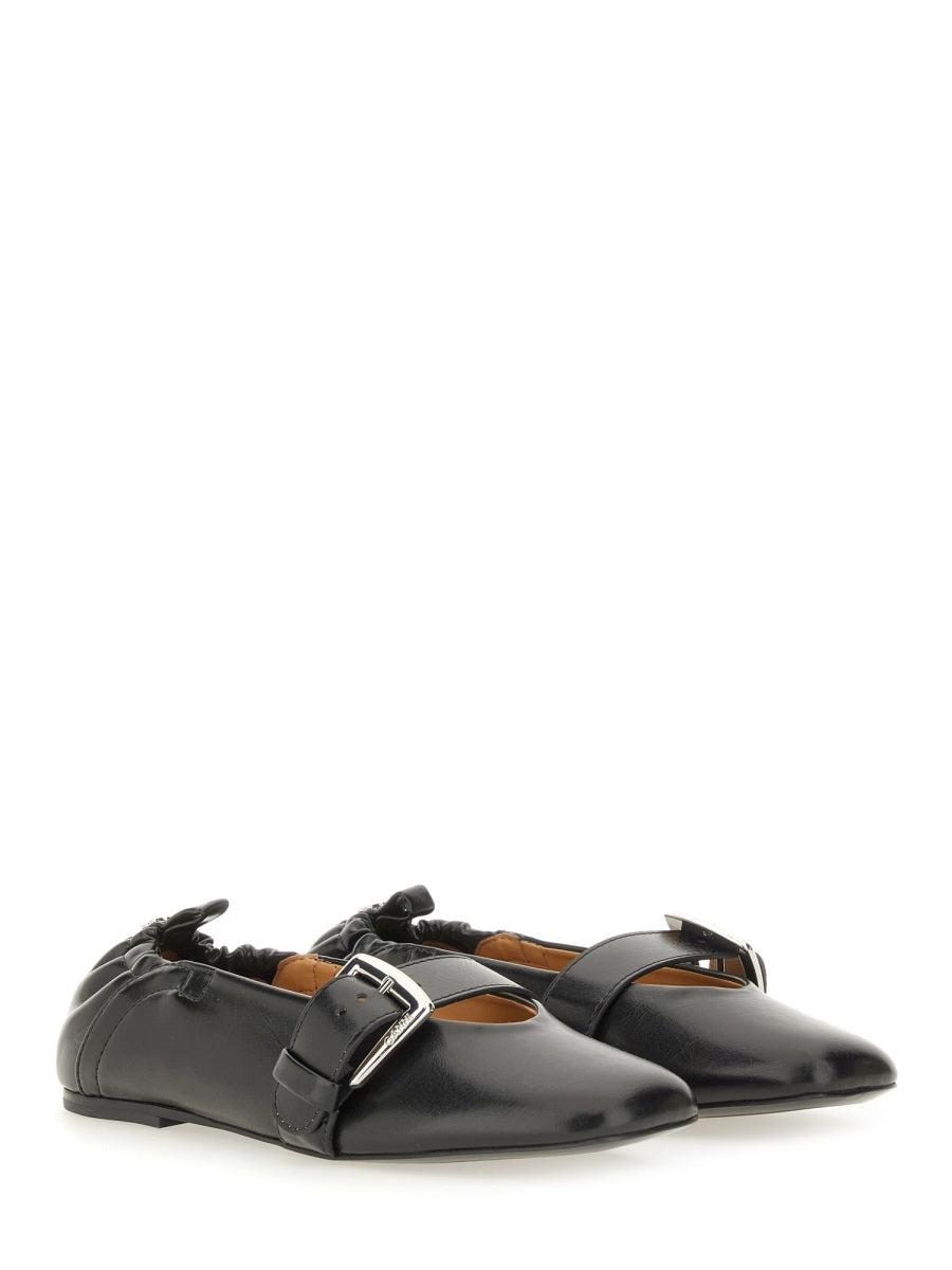 Ganni Flat Shoes - Black | Wanan Luxury