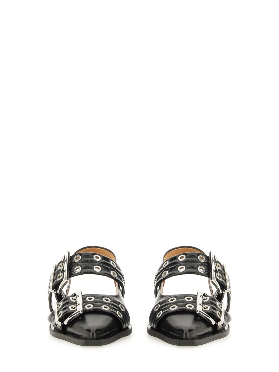 Ganni Flat Shoes - Black | Wanan Luxury