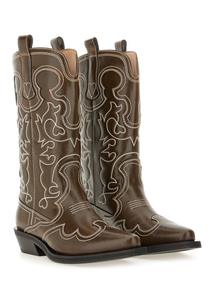 Ganni Boots - Black | Wanan Luxury