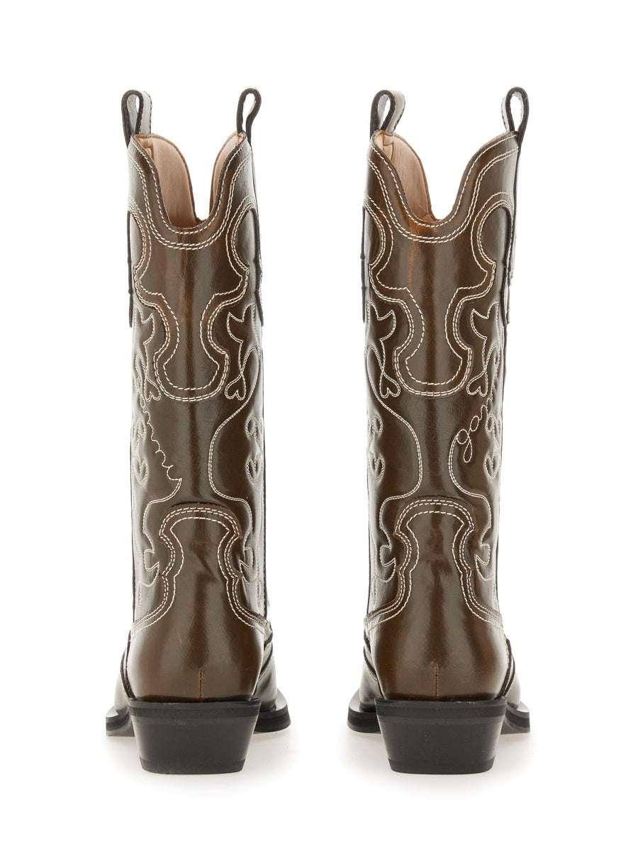 Ganni Boots - Black | Wanan Luxury