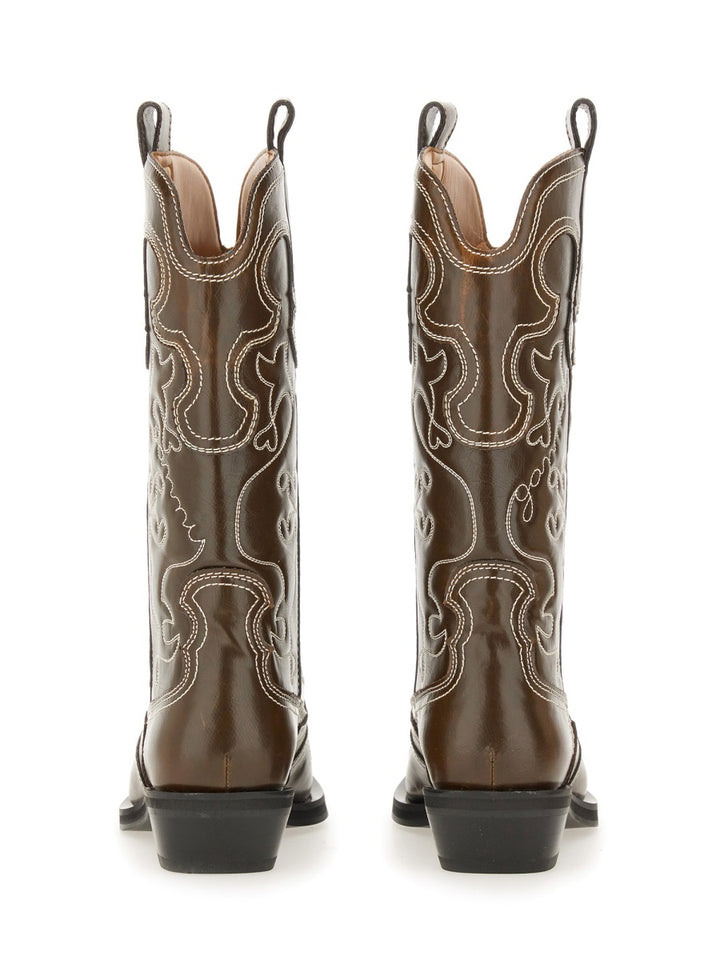 Ganni Boots - Black | Wanan Luxury