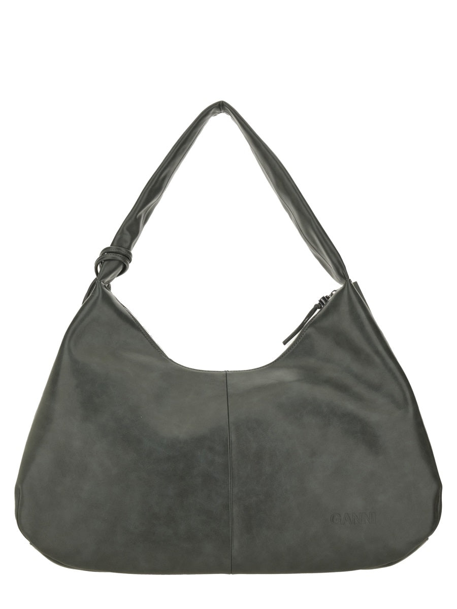 Ganni Shoulder Bags - Grey | Wanan Luxury