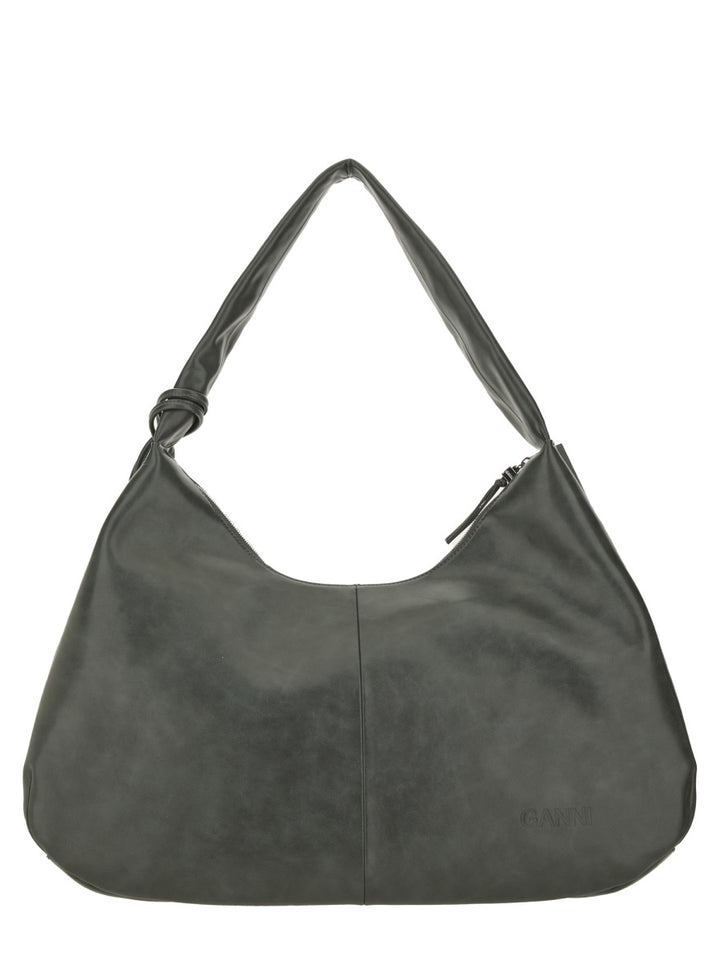 Ganni Shoulder Bags - Grey | Wanan Luxury