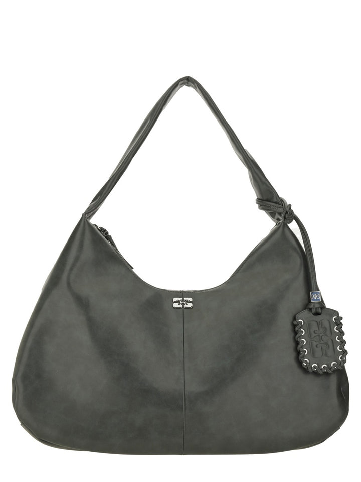 Ganni Shoulder Bags - Grey | Wanan Luxury