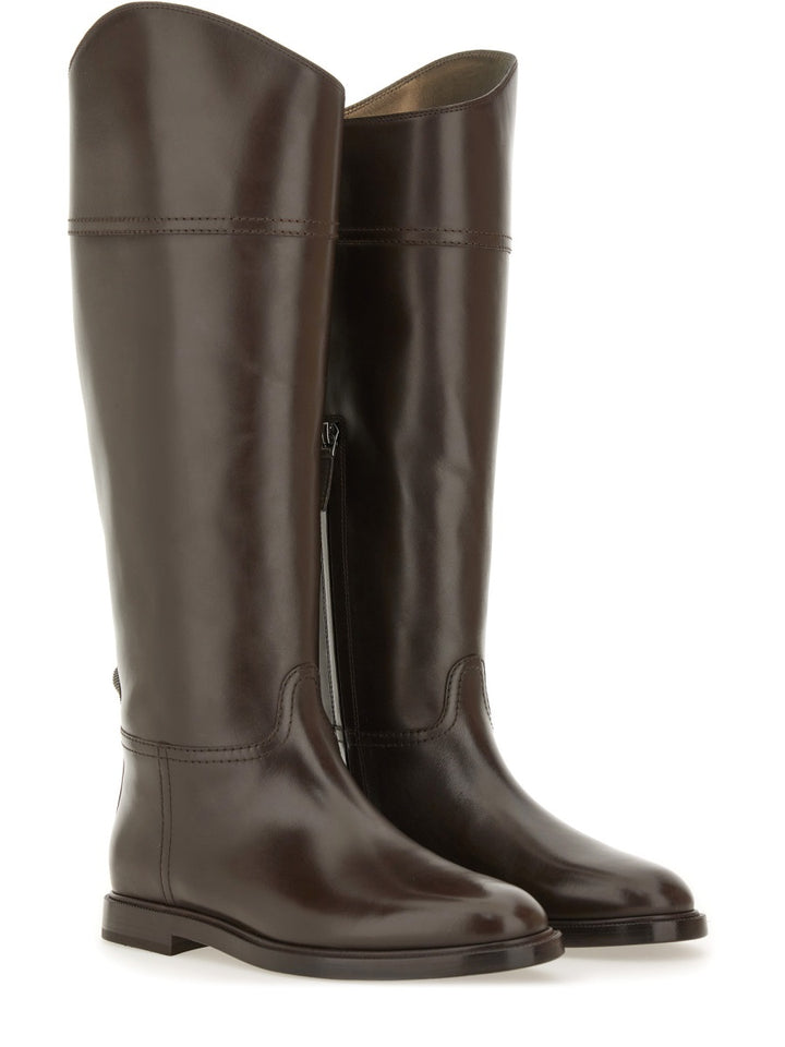 Brunello Cucinelli Boots - Brown | Wanan Luxury