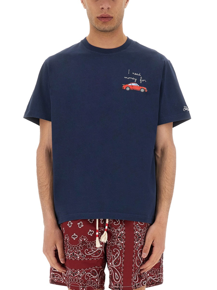 Mc2 Saint Barth T shirts - Blue | Wanan Luxury