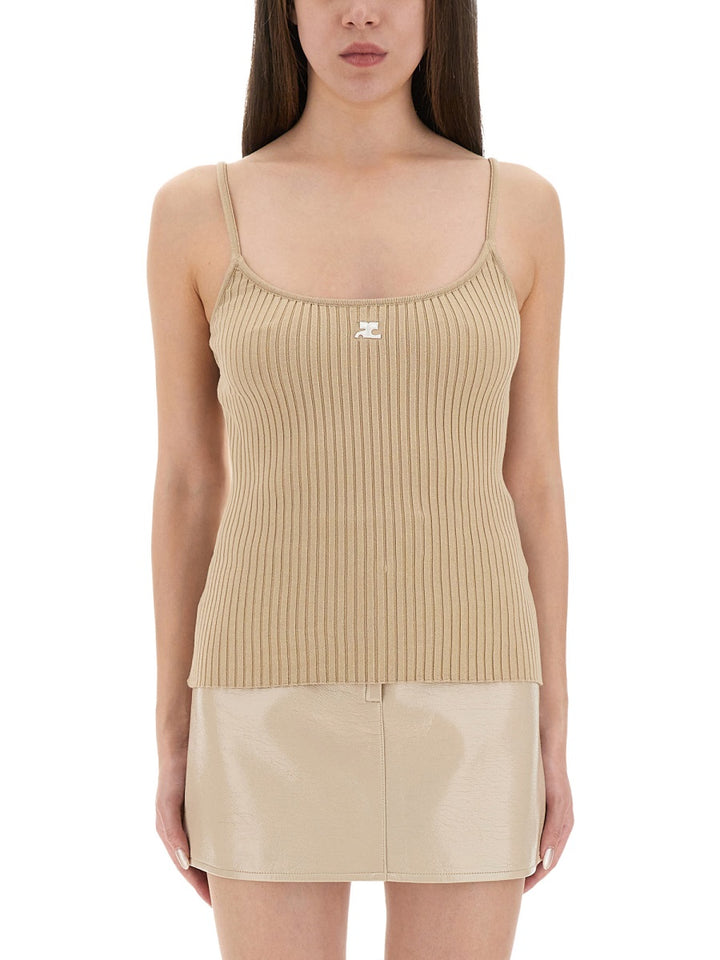 Courrèges Tops - Beige | Wanan Luxury
