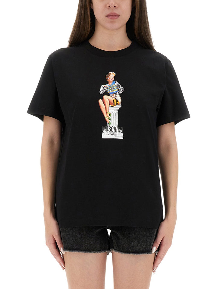 Moschino Jeans T shirts - Black | Wanan Luxury