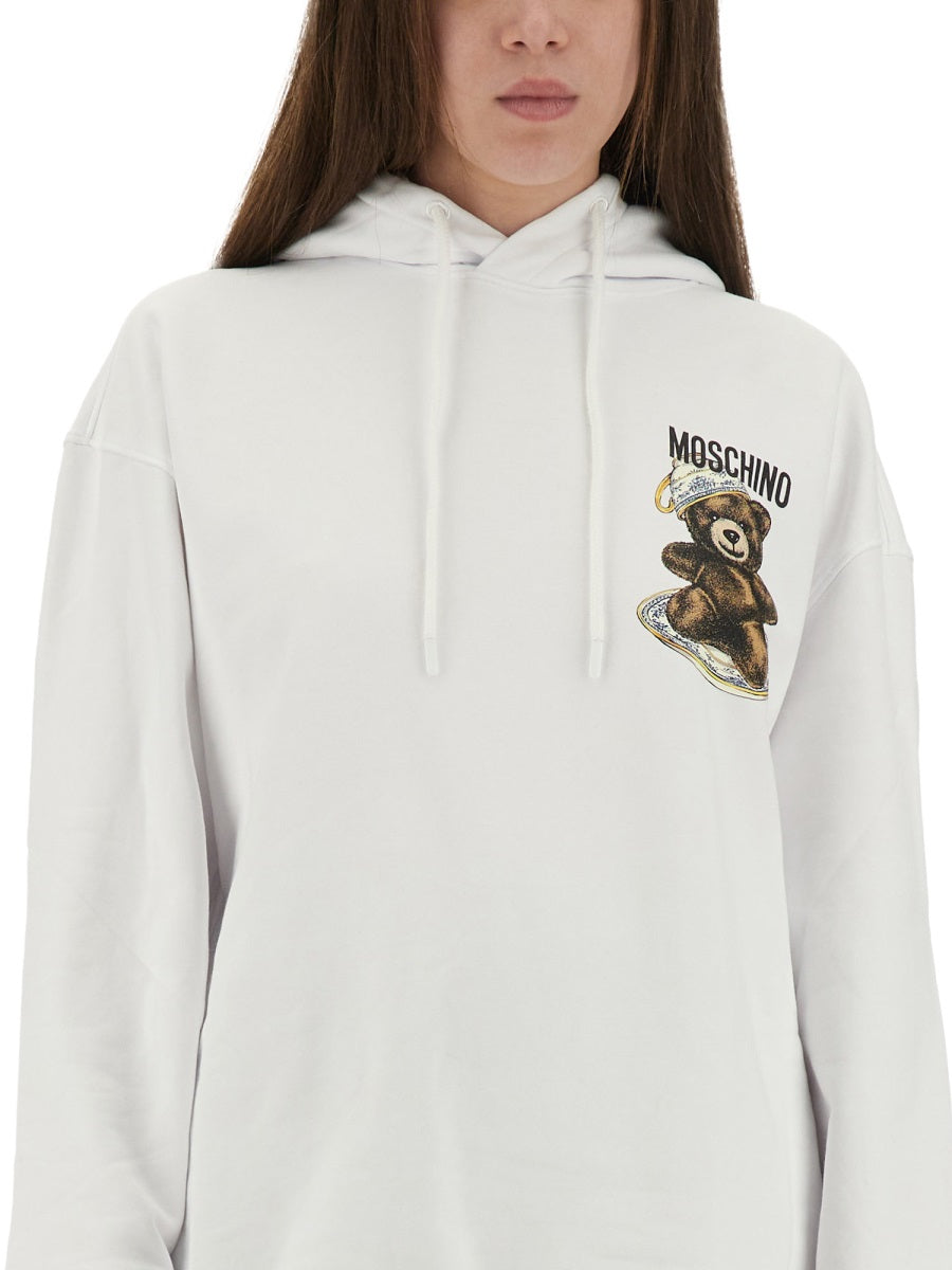 Moschino Sweatshirts - White | Wanan Luxury