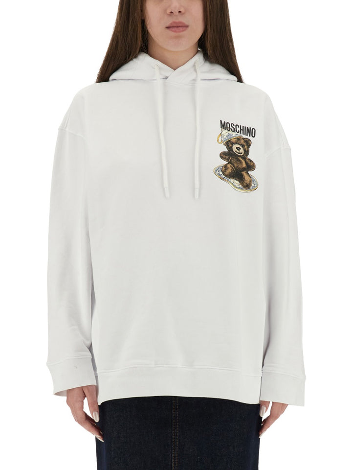 Moschino Sweatshirts - White | Wanan Luxury