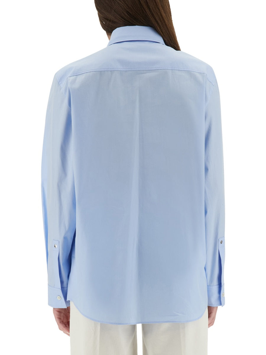 Moschino Jeans Shirts - White, Light Blue | Wanan Luxury