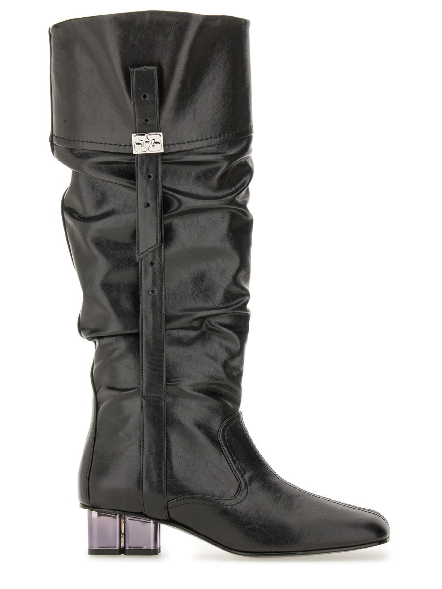 Ganni Boots - Black | Wanan Luxury