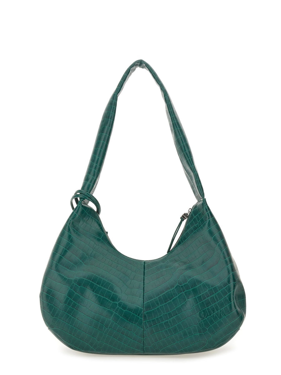 Ganni Shoulder Bags - Green | Wanan Luxury
