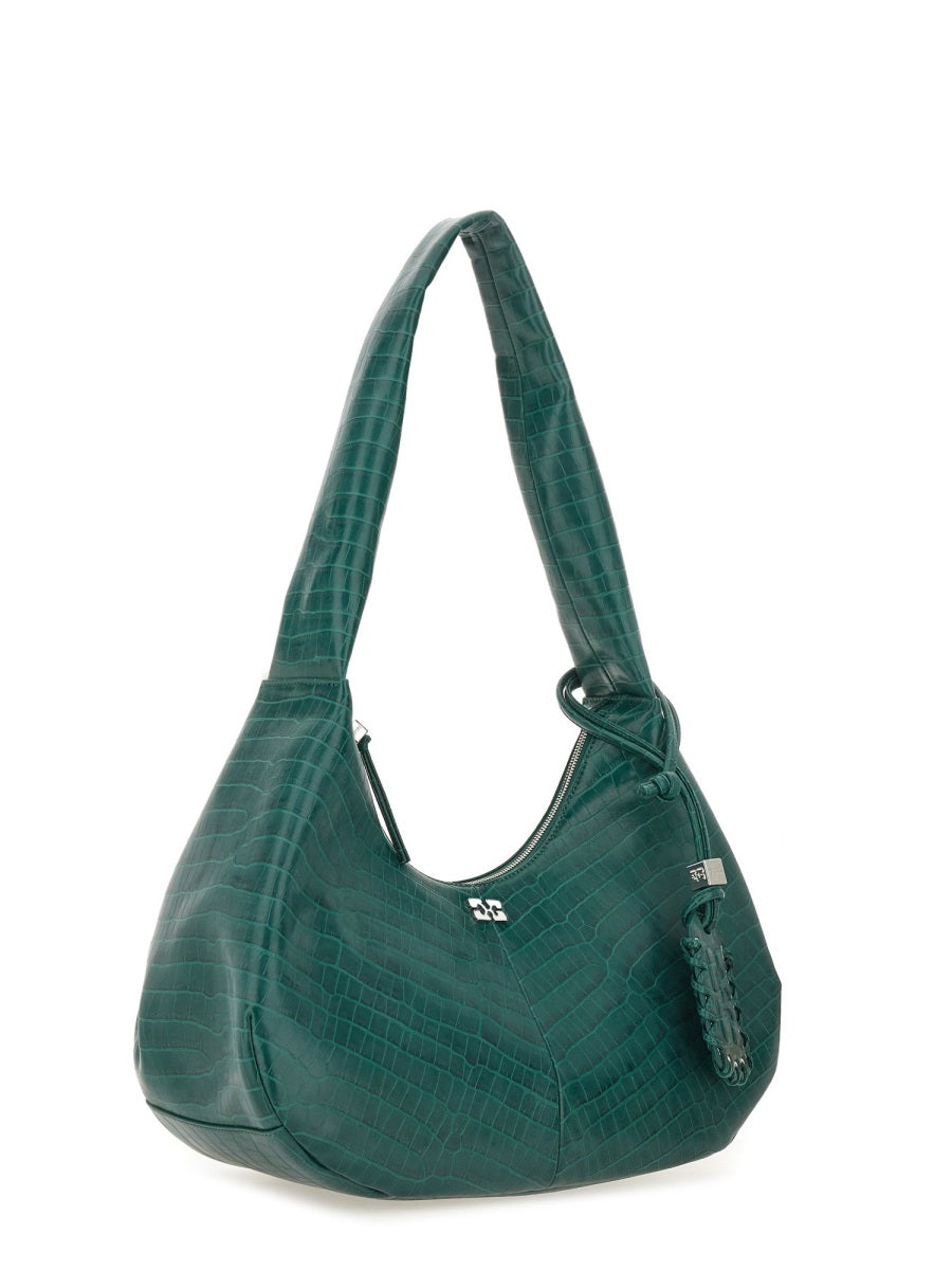 Ganni Shoulder Bags - Green | Wanan Luxury