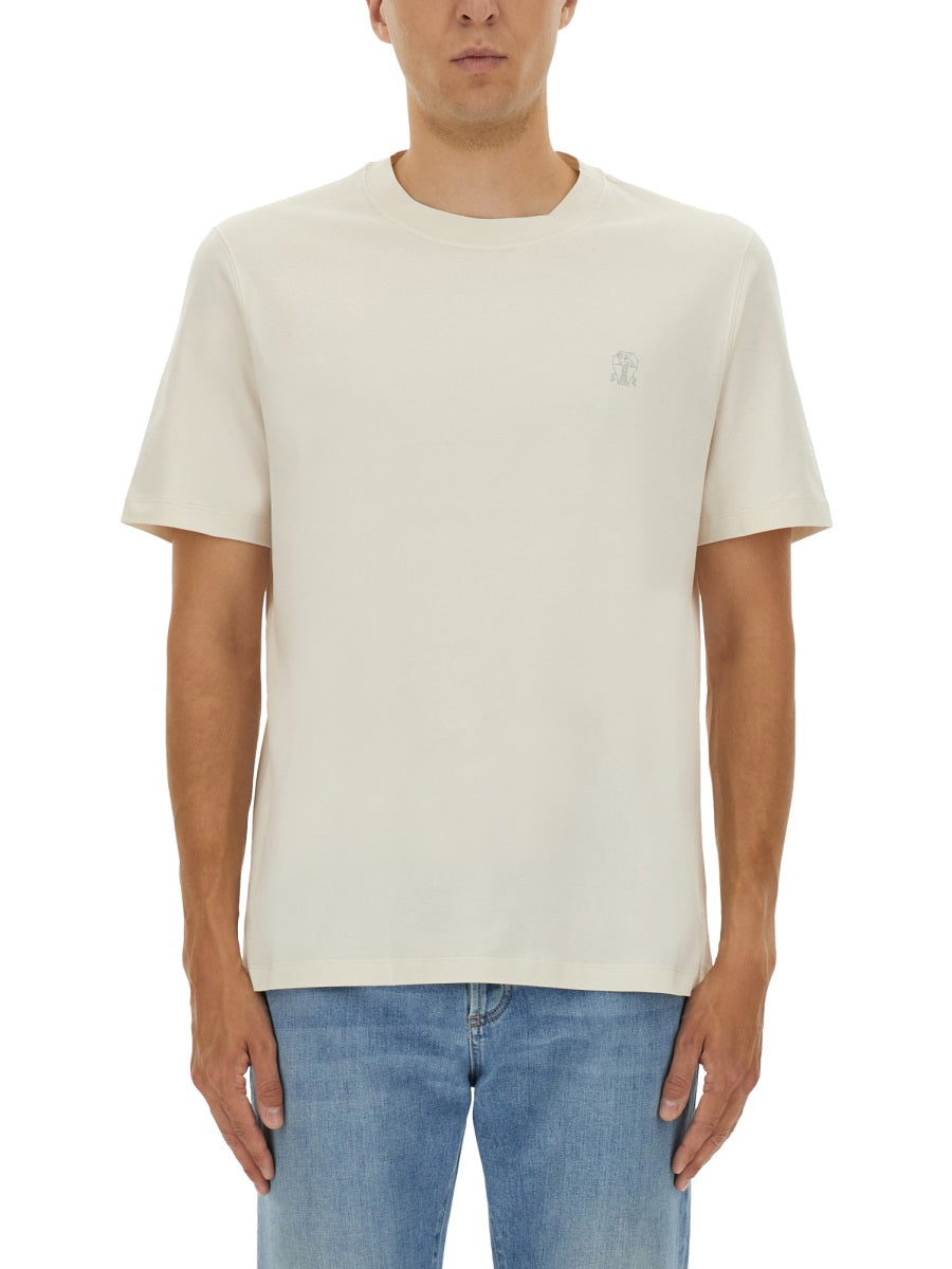 Brunello Cucinelli T shirts - White | Wanan Luxury
