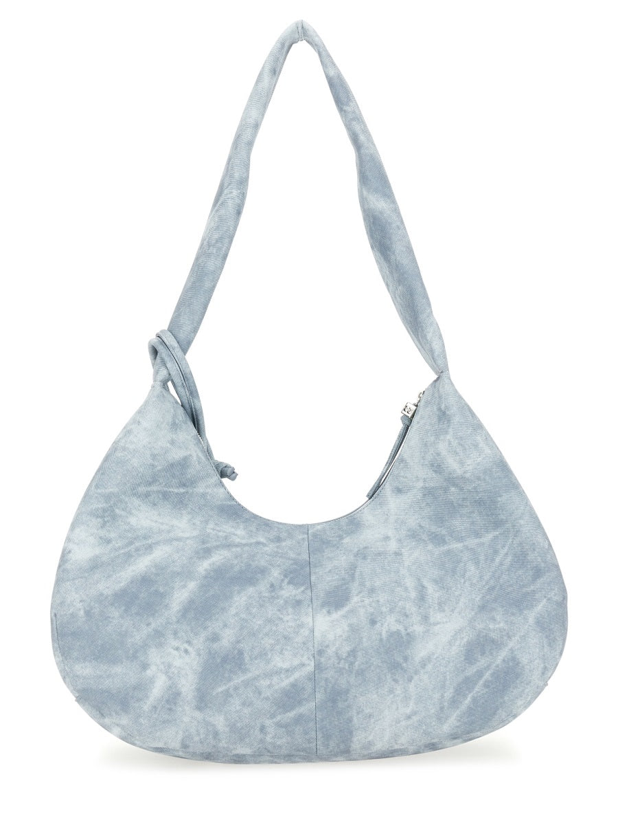 Ganni Shoulder Bags - White, Light Blue | Wanan Luxury