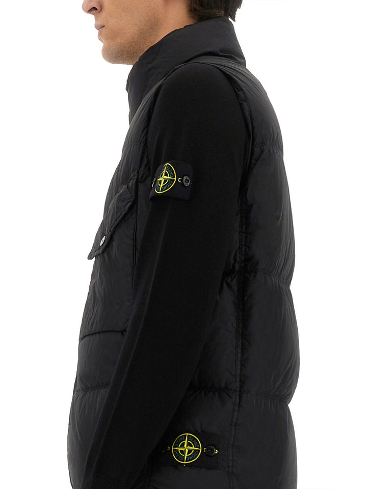 Stone Island Gilet - Black | Wanan Luxury