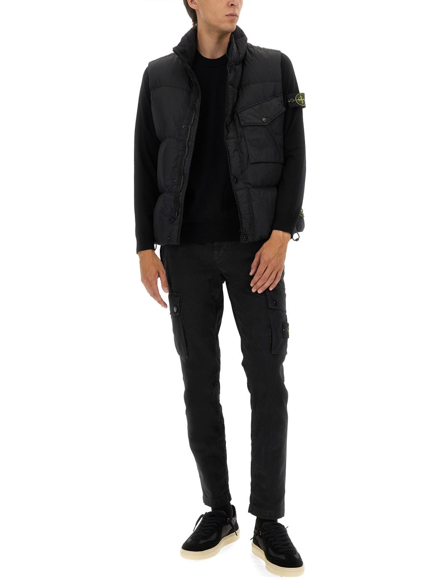 Stone Island Gilet - Black | Wanan Luxury
