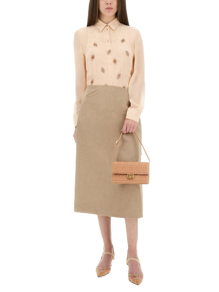 Fendi Skirts - Beige | Wanan Luxury