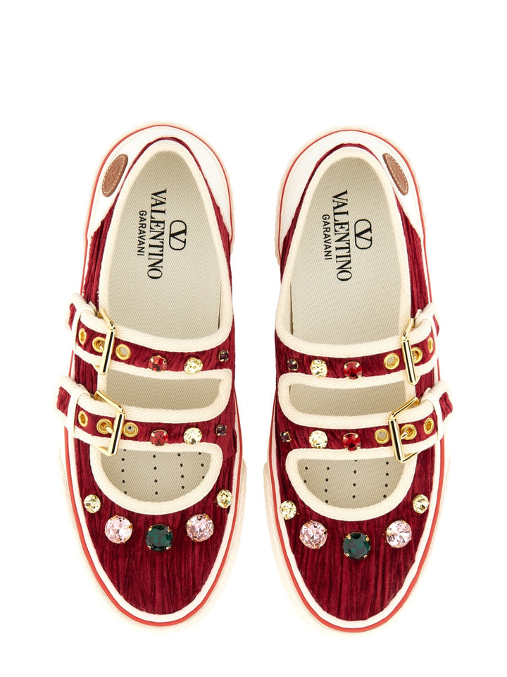 Valentino Garavani Sneakers - Burgundy | Wanan Luxury