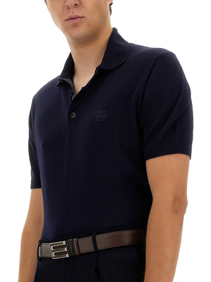 Etro Polo - Blue | Wanan Luxury