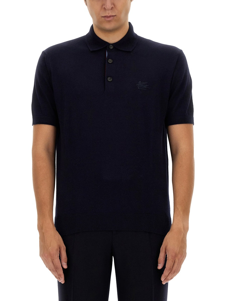Etro Polo - Blue | Wanan Luxury