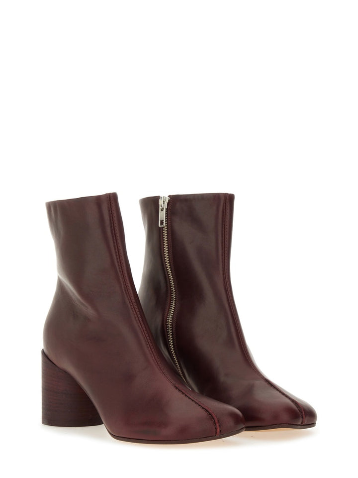 MM6 Maison Margiela Boots - Burgundy | Wanan Luxury