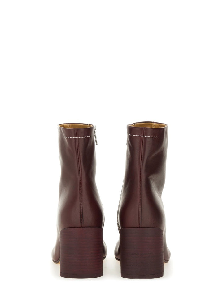 MM6 Maison Margiela Boots - Burgundy | Wanan Luxury