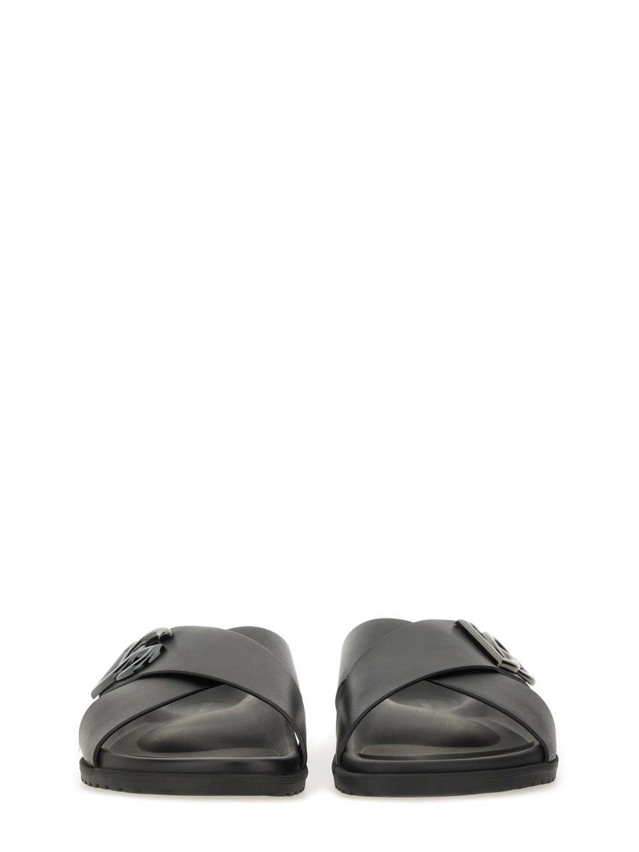 Dolce & Gabbana Sandals - Black | Wanan Luxury