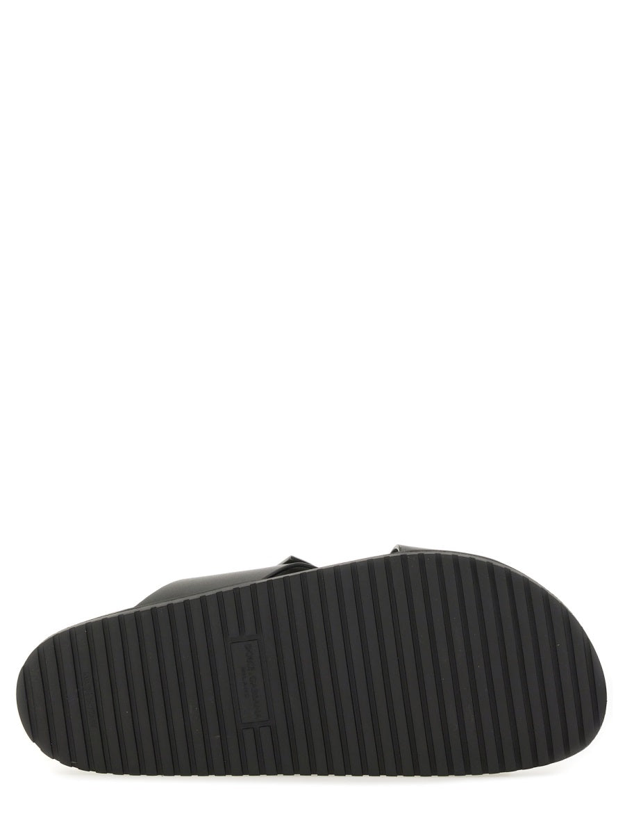 Dolce & Gabbana Sandals - Black | Wanan Luxury